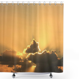 Personality  Majestic Sunset Shower Curtains