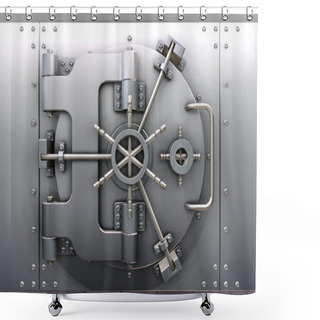 Personality  Bank Vault Shower Curtains