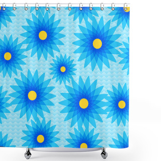 Personality  Vector Background With Flowers. Shower Curtains