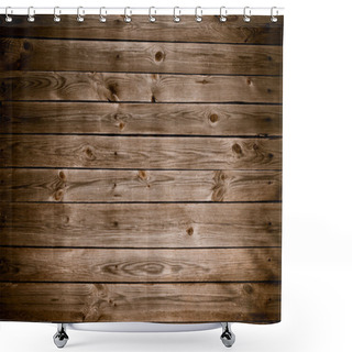 Personality  Wooden Fence Shower Curtains