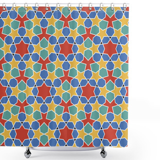 Personality  Arabesque Seamless Pattern Shower Curtains