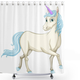 Personality  Unicorn Shower Curtains
