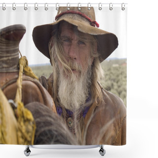 Personality  Cowboy Shower Curtains