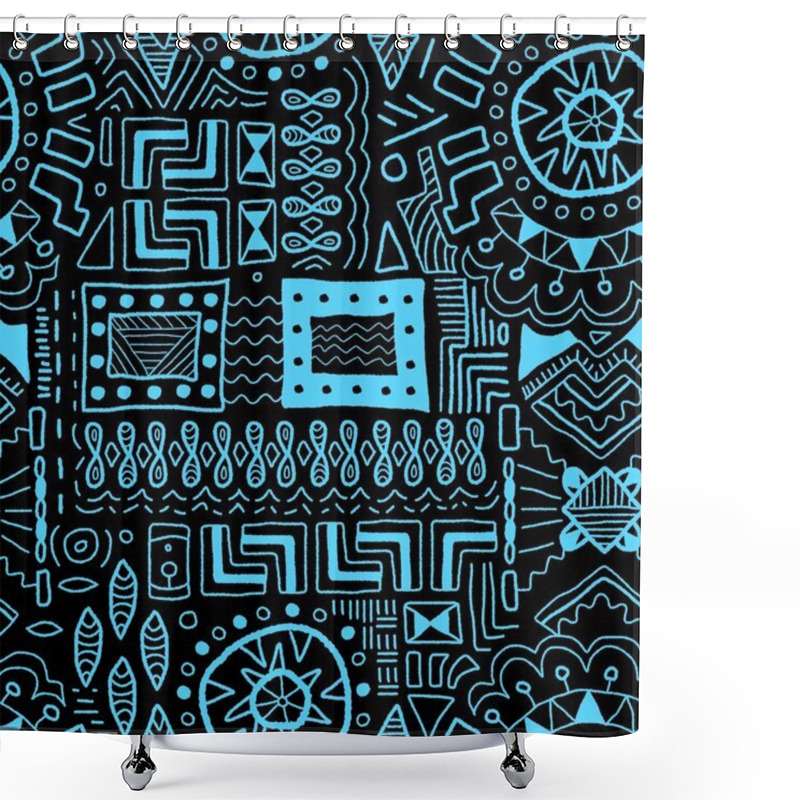 Personality  African Background Shower Curtains