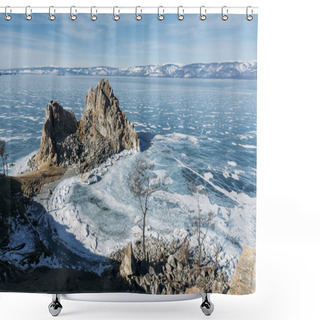 Personality  Baikal Shower Curtains