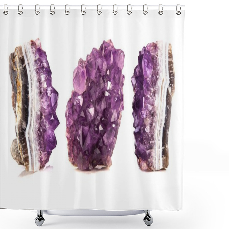 Personality  Beautiful Sparkling Crystals, Gemstone Isolated Shower Curtains