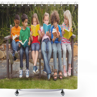 Personality  Children Reading From Books Together Shower Curtains