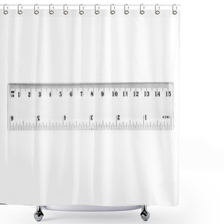 Personality  A 15 Cm Or 6 Inch Ruler Shower Curtains