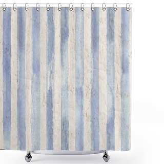 Personality  Vintage Stripe Background. Seamless Pattern Shower Curtains