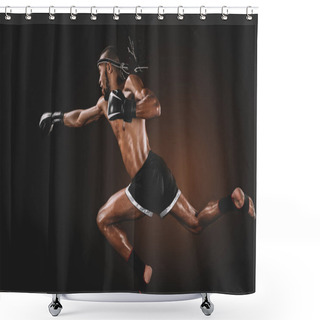 Personality  Muay Thai Fighter  Shower Curtains