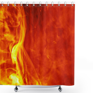Personality  Fiery Hot Background Shower Curtains
