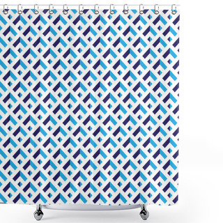 Personality  Seamless Vintage Tile Pattern Background Shower Curtains