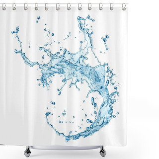 Personality  Water Splash Shower Curtains