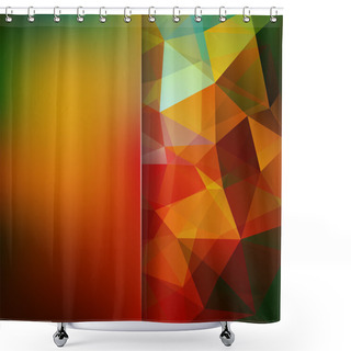 Personality  Abstract Background  Of Triangles Shower Curtains