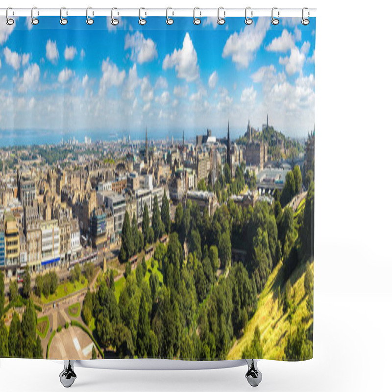 Personality  Panoramic View Of Edinburgh Shower Curtains