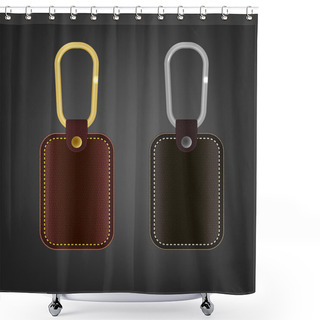 Personality  Leather Trinket 06 A-04 Shower Curtains