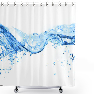 Personality  Air Bubbles In Water Shower Curtains