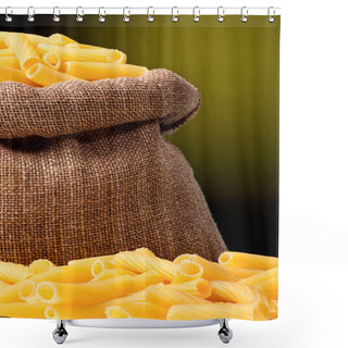 Personality  Pasta In Bag Shower Curtains