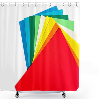Personality  Colorful Papers Shower Curtains
