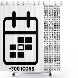 Personality  Syllabus Date Icon Shower Curtains