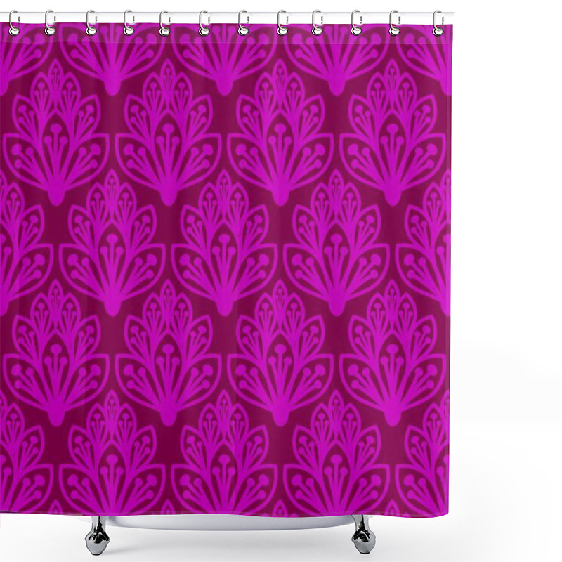 Personality  Abstract Floral Pattern Background, Luxury Pattern, Stylish Abstract Vector Illustration Shower Curtains
