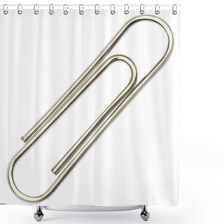 Personality  Paperclip Shower Curtains