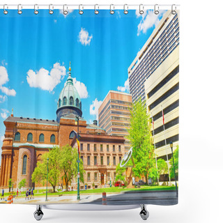 Personality  Cathedral Basilica Of Saints Peter And Paul In Philadelphia Shower Curtains