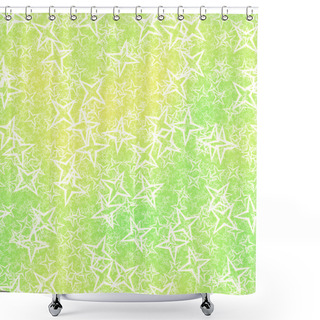 Personality  Neon Shape Symbols Generated Seamless Texture Shower Curtains