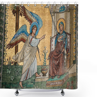 Personality  Chiusi - The Romanesque Cathedral Of San Secondiano Shower Curtains