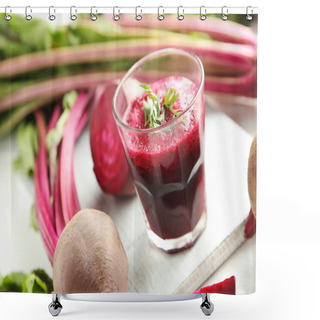 Personality  Fresh Beets Juice Shower Curtains