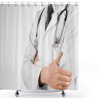 Personality  Medicine And Health Care Shower Curtains