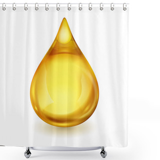 Personality  Drop Of Oil Or Fuel Shower Curtains
