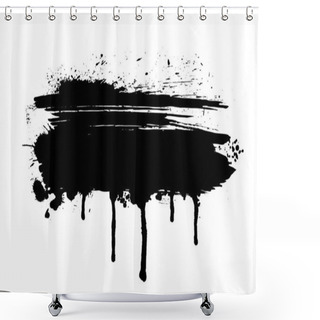 Personality  Abstract Grunge Background Shower Curtains
