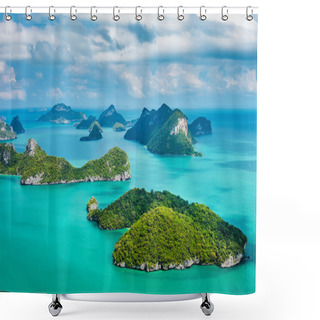 Personality  Islands In Ang Thong National  Park.  Shower Curtains