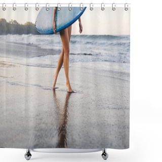 Personality  Walking Shower Curtains