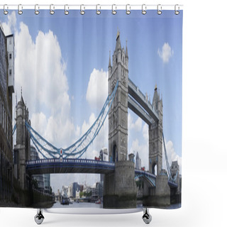 Personality  Tower Bridge Panorama Shower Curtains