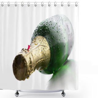 Personality  Wet Champagne Bottle Shower Curtains