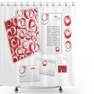 Personality  Corporate Identity Pack Shower Curtains