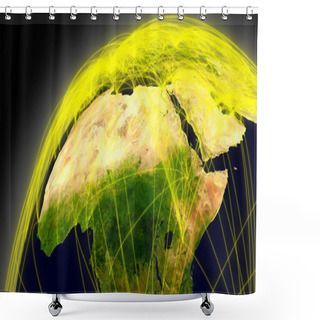 Personality  North Africa Connections Shower Curtains