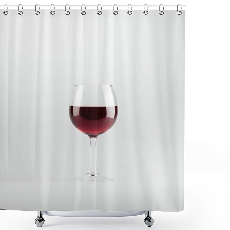 Personality  red wine in glass   shower curtains