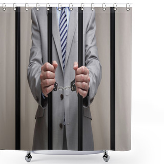 Personality  Corporate Crime Shower Curtains