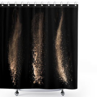 Personality  Make-up Powder Shower Curtains