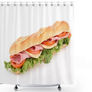 Personality  Isolated Sandwich Shower Curtains