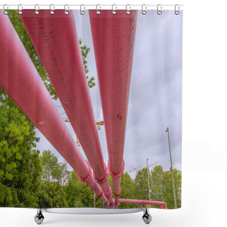 Personality  Berlin Water Pipes Shower Curtains