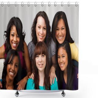 Personality  Diverse Group Of Mothers And Daughters. Shower Curtains
