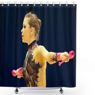 Personality  Gymnast Shower Curtains