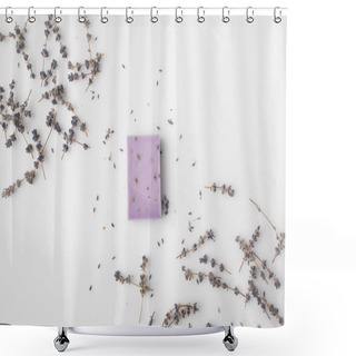Personality  Lavender Soap Shower Curtains