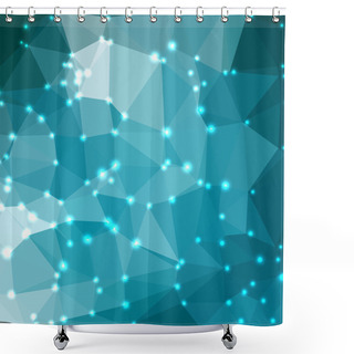 Personality  Abstract Geometric Background Shower Curtains