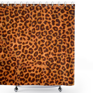 Personality  Leopard Skin Background Or Texture Shower Curtains
