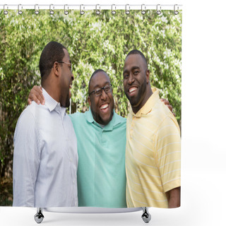 Personality  African American Brothers Shower Curtains